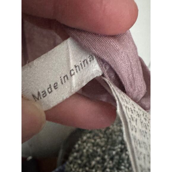 Vintage Sleeveless Silk Linen Button Up Ruffle Blouse Y2K XL Coquette Fairy Pink - Picture 6 of 8